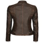 Women’s Biker Leather Jacket - Image 5